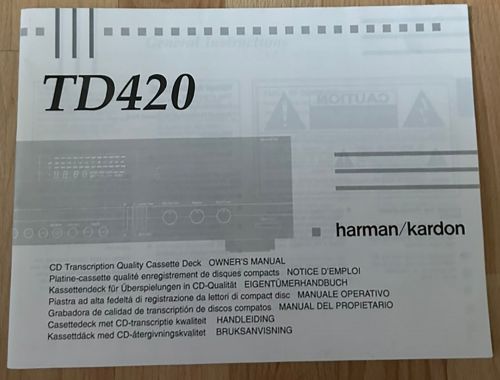 Harman Kardon TD-420